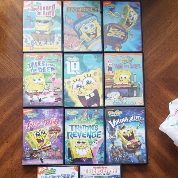 Nickelodeon | Other | Lot Of 1 Spongebob Squarepants Dvds Make An